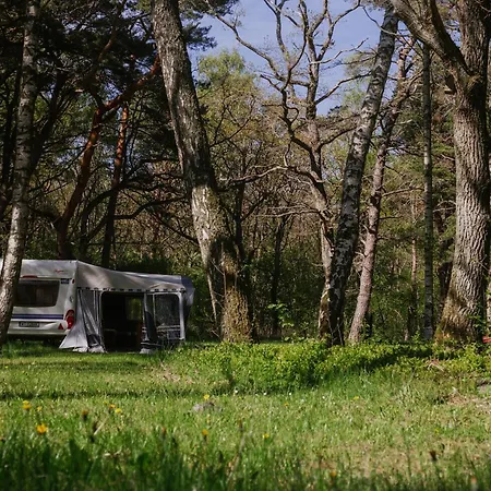 Szumi Las, Szumi Morze - Przyczepa Na Pieknej Prywatnej Dzialce Campingplads