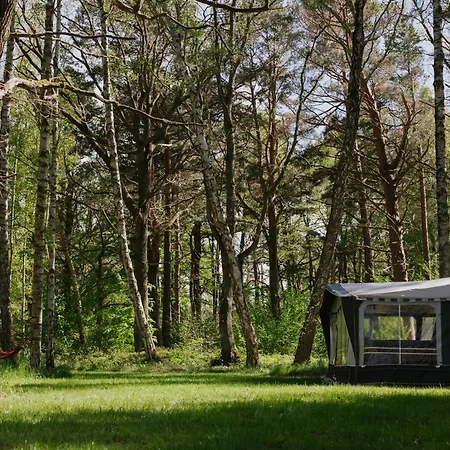 Campingplads Szumi Las, Szumi Morze - Przyczepa Na Pieknej Prywatnej Dzialce Dębki